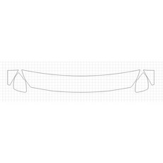 HEXIS 現代 Accent SEL 2018 PVC材質 PPF保護膜 01 HFM 30.48cm BIKINI, 1套, 單一顏色