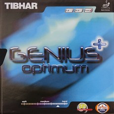 티바 제니우스 플러스 옵티멈 MAX 탁구러버, BLACK, 1개