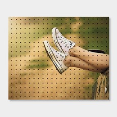 NB Commerce 室內裝飾洞洞板支架, 1個, 白色