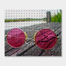 ANB Commerce 室內設計洞洞板 glasses, 1個, 白色