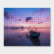 Anbicommus室內裝飾打孔板 sunrise, 1個, 白色的