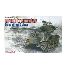 DRAGON 塑料模型 1/35 M4A176mmW 謝爾曼，眼鏡蛇行動, 1個