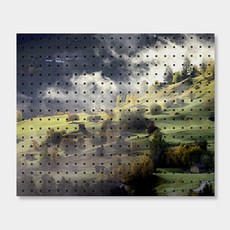 Anbicommus室內裝飾打孔板 Road 白色 500*400mm, 1個, 混色