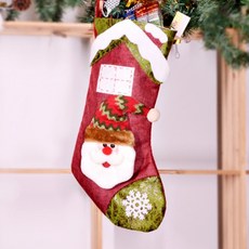 Super Six家庭派對聖誕裝飾白雪屋三劍客禮物襪子, 聖誕老人