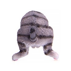 DM I Love Home 貓咪冰箱磁鐵, 灰色條紋