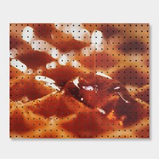 AnB Commerce 室內裝飾洞洞板 鬆餅蜂蜜, 1個, 白色