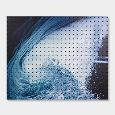 NB Commerce 室內裝潢洞洞板 漩渦, 1個, White