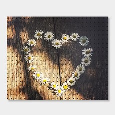 NB Commerce 室內裝飾洞洞板 白色之心, 1個, 白色