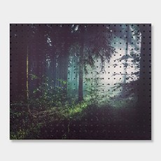 NB Commerce 室內裝潢洞洞板 神秘森林, 1個, 白色