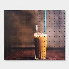 NB Commerce 室內裝飾洞洞板 一杯冰咖啡, 1個, 白色