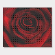 NV Commerce 室內裝飾洞洞板 暗紅玫瑰, 1個, 白色