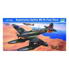 TRUMPETER 1/24 SPITFIRE Mk.Vb Float Plane 塑料模型, 1套