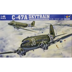 TRUMPETER 小號手 Trumpeter 1/48 C-47A Skytrain塑膠模型, 1套