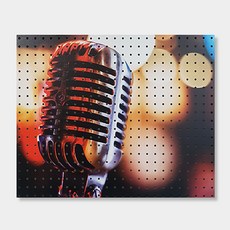 Anby Commerce 室內裝飾洞洞板 創作歌手, 1個, 白色