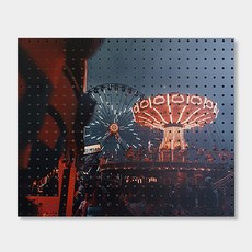 NB Commerce 室內裝飾洞洞板 燈光遊樂園, 1個, 白色