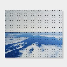 Anbicommus室內裝飾打孔板 雪天, 1個, 白色的