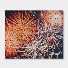 앤비커머스 室內裝潢洞洞板 煙火節, 1個, White