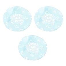 BK Pastel髮帽, 藍色, 3片