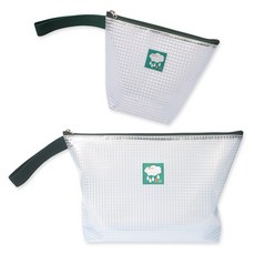 CUTE ECO 姓名標籤透明防水掛繩餐盤袋+水杯袋