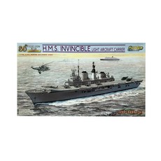 cyber-hobby.com DragonModels 1/700 HMS 無敵輕型航空母艦馬島戰爭 30 週年塑料模型航空母艦, 1個