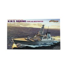 cyber-hobby.com DragonModels 1/700 HMS 大膽45型驅逐艦塑料模型戰艦, 1個
