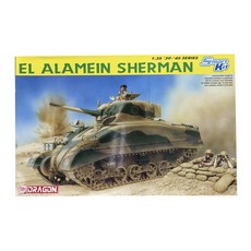 DRAGON 塑料模型 1/35 EL ALAMEIN 謝爾曼, 1個