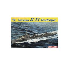 DRAGON 1/700 德國Z-31驅逐艦塑料模型戰艦, 1個