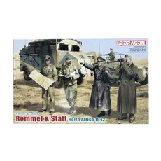 DRAGON 1/35 隆美爾和法杖，北非 1942 年, 1個