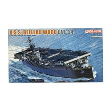 DragonModels 1/700 U.S.S. Belleau Wood CVL-24 프라모델 항공모함, 1개