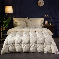 햇살 두꺼운퀼트털 5성급 호텔이불 7.8kg, 베이지