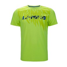 LI-NING 男士圓形短袖羽毛球T恤AHSN211-1