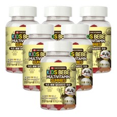 키즈베베 멀티비타민 꾸미, 60정, 6개