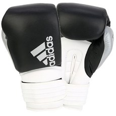 adidas 愛迪達 拳擊手套 ADIH300, 黑+白