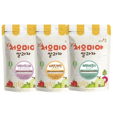 韓國經典米餅3入組, A款(紫薯口味+南瓜口味+花椰菜口味), 50g, 1組