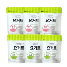 冷凍優格球6件組 2款, 草莓口味+蘋果口味, 1組