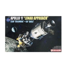 DRAGON 塑料模型 1/72 阿波羅 11 號登月 CSM Columbia + LM Eagle, 1套
