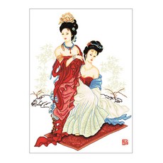 ZKF 十字繡 DIY 套組, 1個, 美容浴