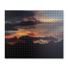 Anvy Commerce 室內裝潢洞洞板 夢幻天空A White, 1個, 混合顏色