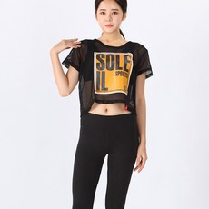 THE SIRUP 短袖罩衫+運動內衣+7分緊身褲