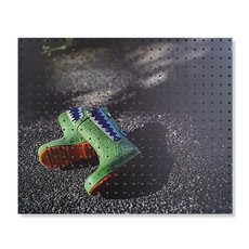 安彼商務 室內裝飾洞洞板 恐龍雨行者 白色, 1個, 混合顏色