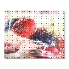 NB Commerce 室內裝潢洞洞板 碳酸水果 White, 1個, 混合顏色