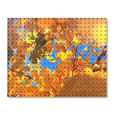 秋天的天空A打孔板 500*400mm, 1個, 混色