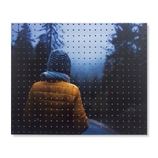 Anvy Commerce 室內裝潢洞洞板 黃色鋪棉 White, 1個, 混合顏色