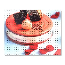 Envy Commerce 室內洞洞板 馬卡龍蛋糕 白色, 1個, 混合顏色