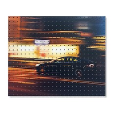 NV商務 室內裝飾洞洞板 奔跑汽車B 白色, 1個, 混合顏色