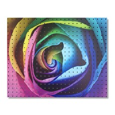 NB Commerce 室內裝潢洞洞板 彩虹玫瑰 White, 1個, 混合顏色