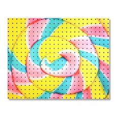 Anbikomus室內打孔板 Rolling Rolling Pop 白色, 1個, 混色
