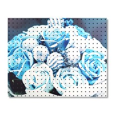 Nbecome 室內裝飾洞洞板 Blue Day 白色, 1個, 混合顏色