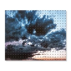 NB Commerce 室內裝飾洞洞板 颱風警報 White, 1個, 混色