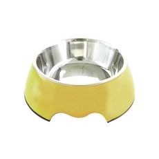 이코디 로맨 칼라풀 반려동물 식기 L, 라임, 1개